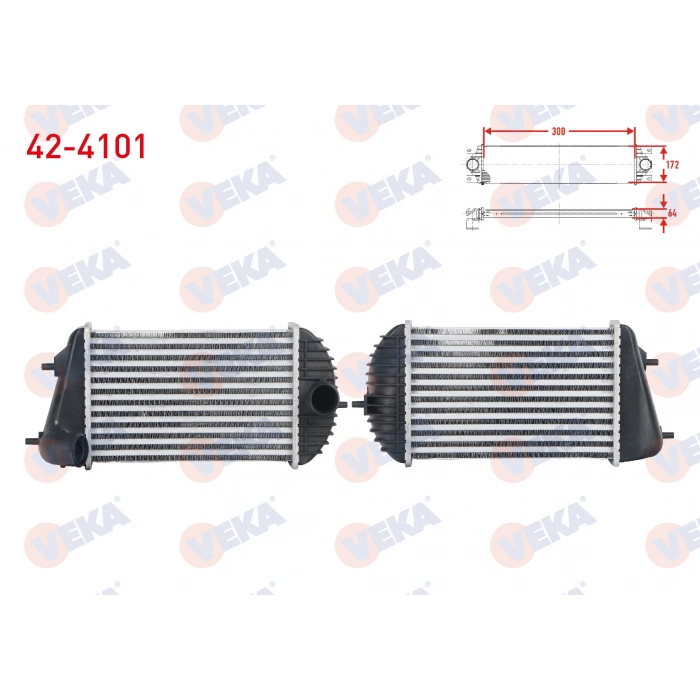 TURBO RADYATORU (INTERCOOLER) SUZUKI SWIFT IV 1.3 DDIS 2010-