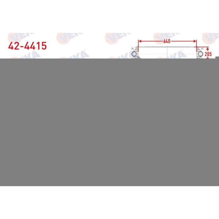 TURBO RADYATORU (INTERCOOLER) VOLKSWAGEN CRAFTER 30-35 (2E) 2.0 TDI 2011-2016 / SPRINTER 906,907,910, 2006-2020