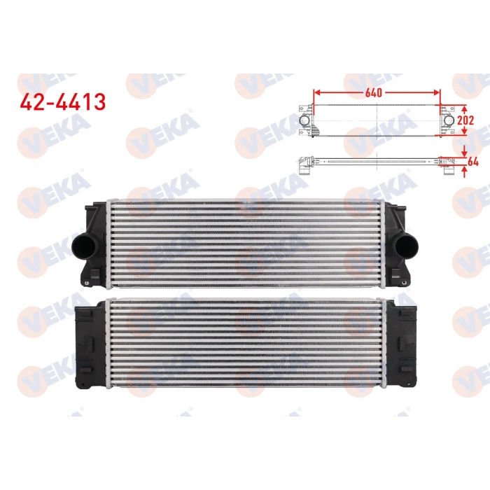 TURBO RADYATORU (INTERCOOLER) VOLKSWAGEN CRAFTER 30-35 (2E) 2.5 TDI 2006-2011