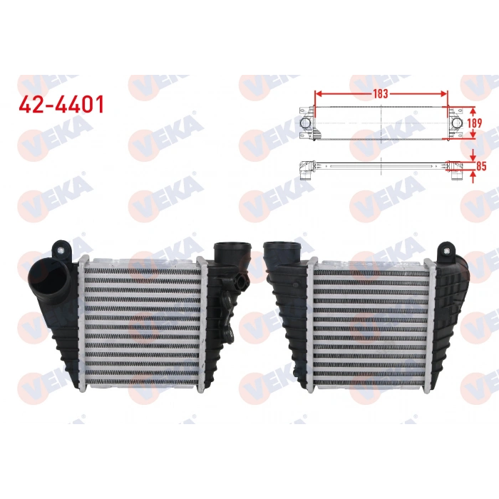 TURBO RADYATORU (INTERCOOLER) VOLKSWAGEN GOLF IV (1J1) 1.8 T 1997-2005