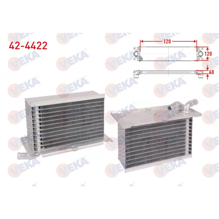 TURBO RADYATORU (INTERCOOLER) VOLKSWAGEN GOLF VI 1.2 ,1.4 TSI 2007-2016 / POLO 1.2 TSI 2009-2022 / AUDI A3 - SEAT LEON 1.2, 1.4 TSI 2007-2012 / SKODA OCTAVIA 1.2, 1.4 TSI 2008-2013