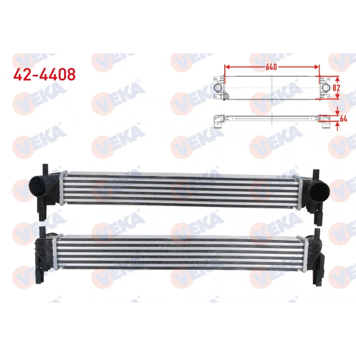 TURBO RADYATORU (INTERCOOLER) VOLKSWAGEN POLO (6R,6C) 1.2 TDI 2009-