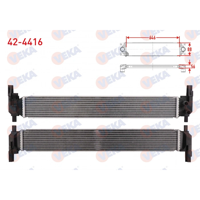 TURBO RADYATORU (INTERCOOLER) VOLKSWAGEN POLO (6R,6C) 1.4 TDI 2009-