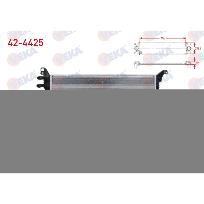 TURBO RADYATORU (INTERCOOLER) VOLKSWAGEN TRANSPORTER VI 2.0 TDI 2015-