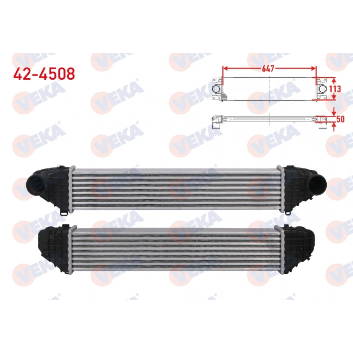 TURBO RADYATORU (INTERCOOLER) VOLVO C30 T5 220 hp 2006-2012