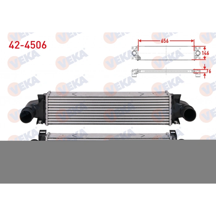 TURBO RADYATORU (INTERCOOLER) VOLVO S60 II 1.5 T3 152 hp 2015-2018