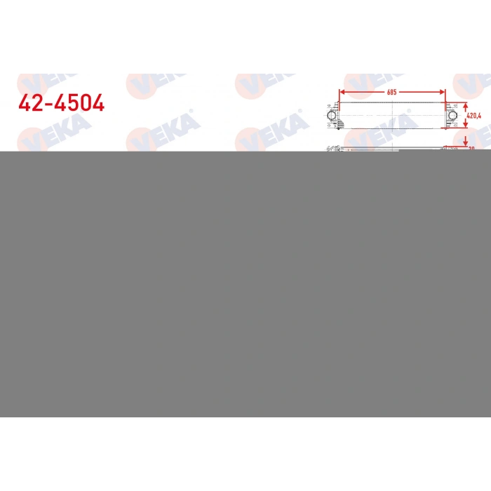 TURBO RADYATORU (INTERCOOLER) VOLVO XC90 I 2.5 T - D5 - T6 2002-2014