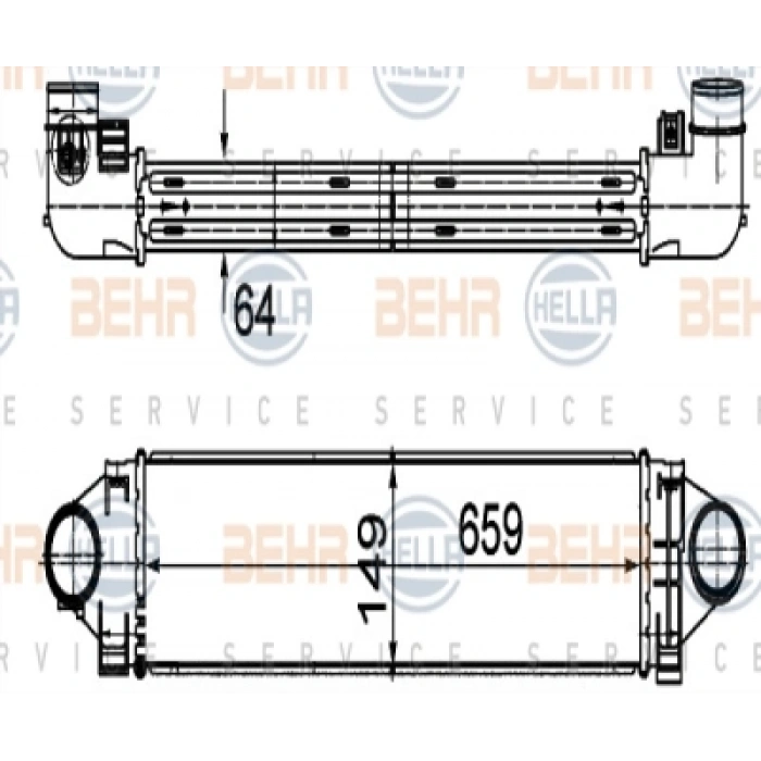 TURBO RADYATÖRÜ LAND ROVER RANGE ROVER EVOQUE 2.2 D 11-18