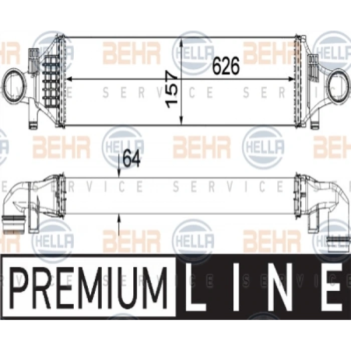TURBO RADYATÖRÜ W117-246-176-242-156 M651-607 12-