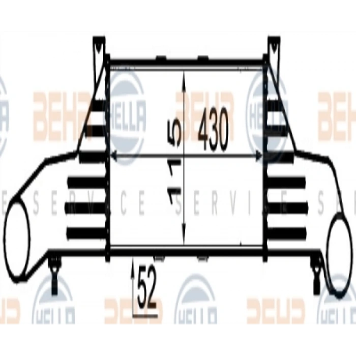 TURBO RADYATÖRÜ W202-208 M111-OM605-611 97-02