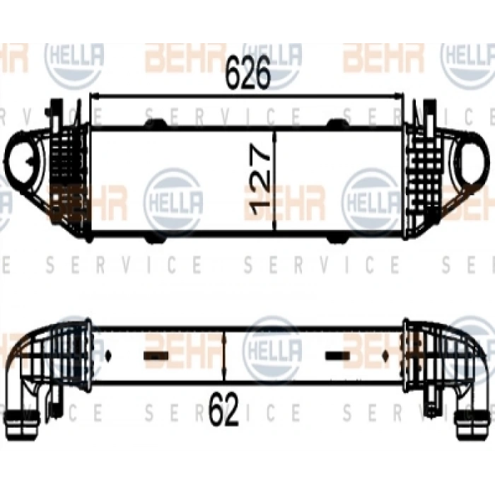 TURBO RADYATÖRÜ W204-207-212 M271 CGI 09-