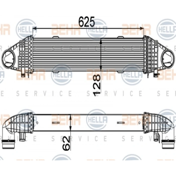 TURBO RADYATÖRÜ W204-207-212 M271-OM651 07-