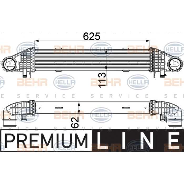 TURBO RADYATÖRÜ W204-212 M271-OM646 07-