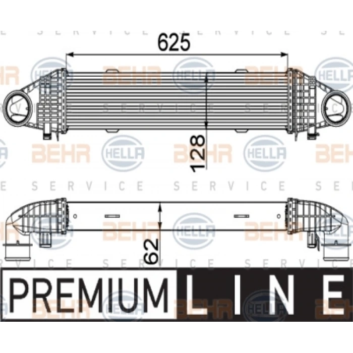 TURBO RADYATÖRÜ W204 M271-OM646-642 07-
