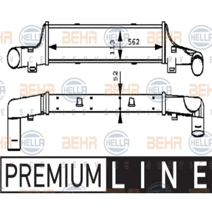 TURBO RADYATÖRÜ W210 M111-OM602-605-611 95-02