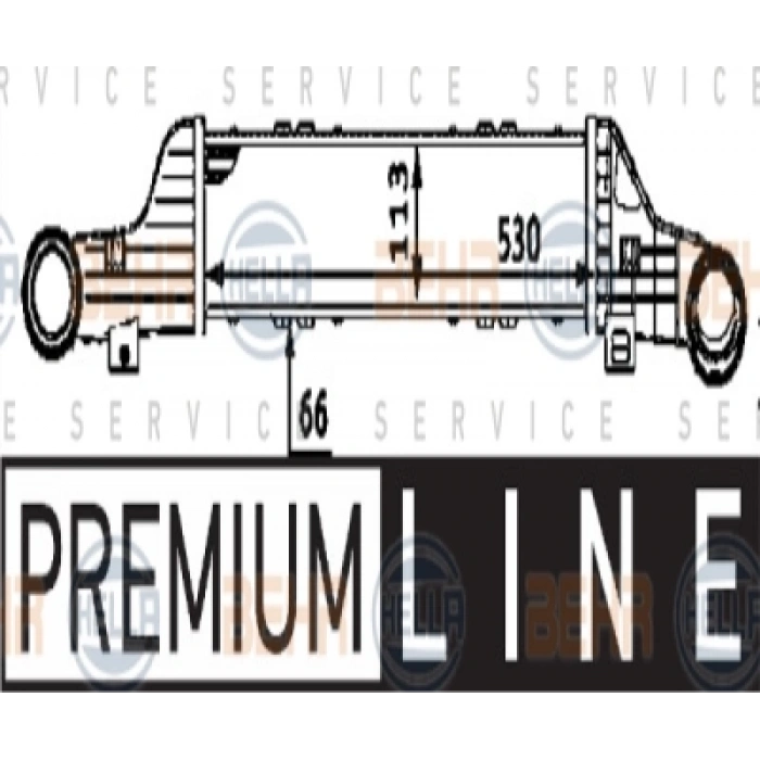 TURBO RADYATÖRÜ W210 OM613 97-02