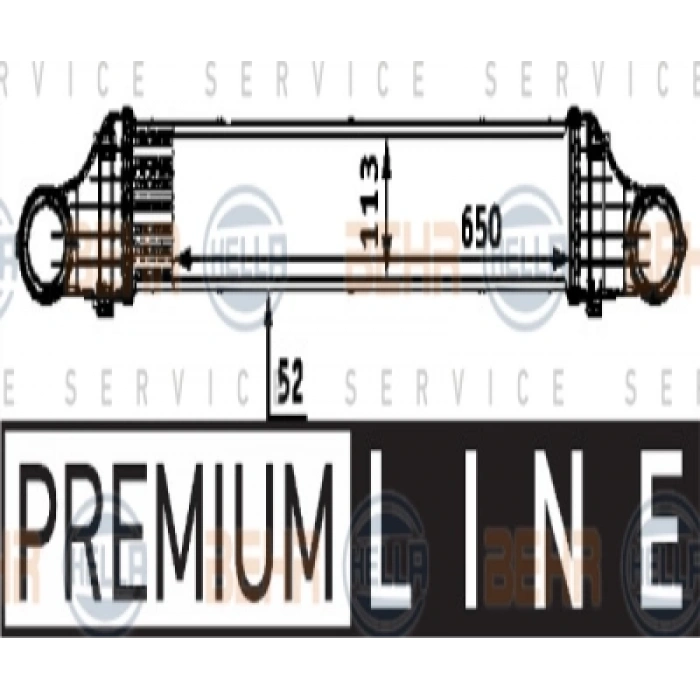 TURBO RADYATÖRÜ W211 OM646 02-09