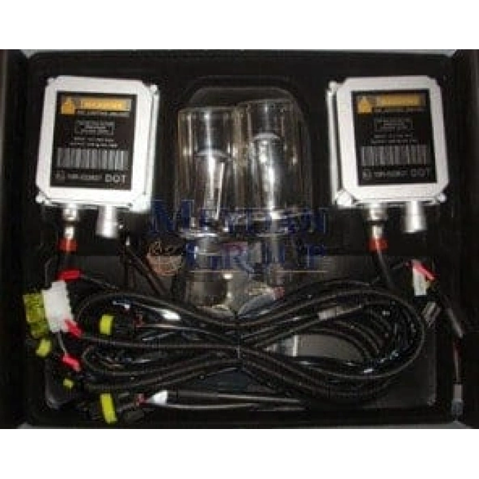 UNIVERSAL UNIVERSAL-; HID-H4 XENON AMPUL SETİ 12V 6000KW ZENON SET ÇİFT DEVRELİ/KISA-UZUN HÜZMELİ
