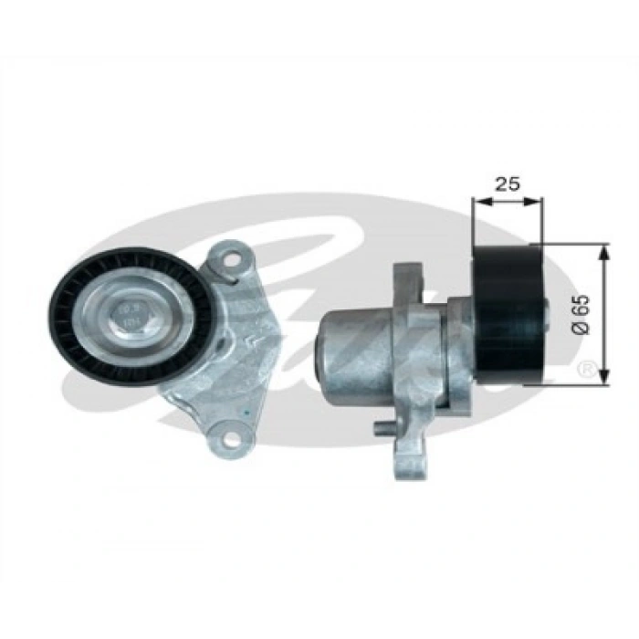 V KAYIS GERGI RULMANI (ALT) 2008 (A94F)/208/3008/3008(P84)/508/5008/5008(P87)/BERLINGO(B9)/C4 PICASSO/DS5 1.6 HDI 12-