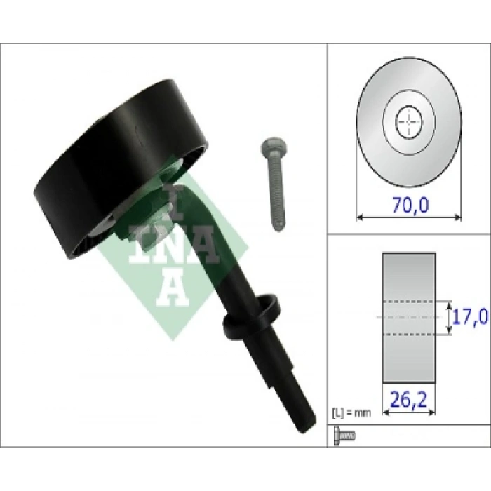 V KAYIS GERGI RULMANI E46-60-65-66-X5-X3 M47-M47N2-M57-M57N 01-10