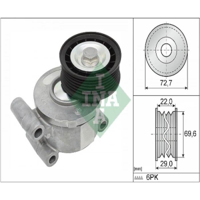 V KAYIS GERGI RULMANI FOCUS/C-MAX 1.8 TDCI 03-