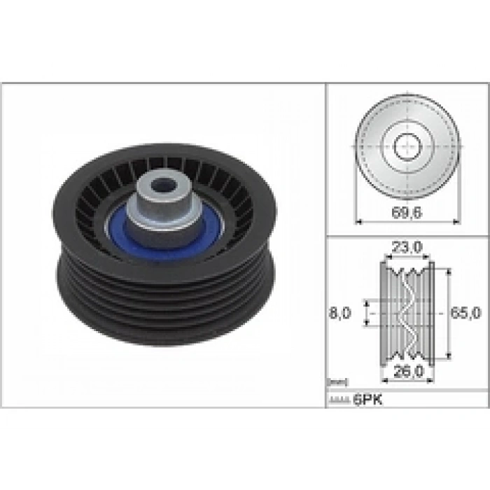 V KAYIS GERGI RULMANI ÜST SAG TRANSIT V-347 2.2 TDCI 11-