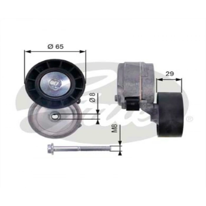 V KAYIS GERGISI KOMPLE DOBLO/BRAVO/MAREA/PUNTO/STILO 1,9 01-07