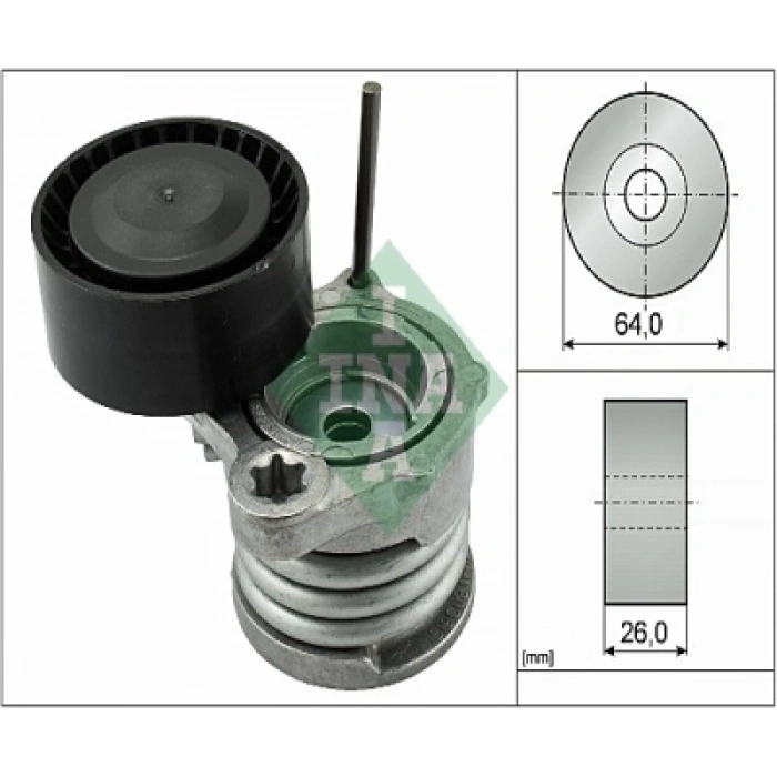 V KAYIS GERGISI KOMPLE E87/90/91/92/93 M47N-M57N 08-11