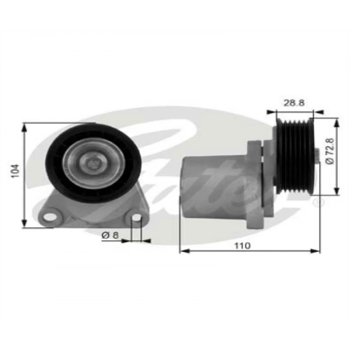 V KAYIS GERGISI KOMPLE TRANSIT V-184/MONDEO 2.0 DIZEL 01-