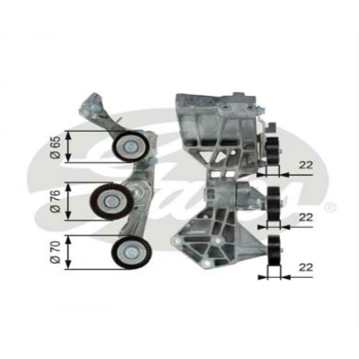 V KAYIS GERGISI KOMPLE W169-245 M640 05-11