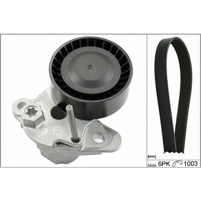 V KAYIS SETI 534 0480 10 + 6PK1003 GOLF7-POLO-PASSAT-JETTA-A3-LEON CHZK-CHZC-CHZD-CJZA-CJZB-CPVA-CZCA-CZCB 1,0 TSI-1,2 TSI-1,4 TSI-1,5 TSI 13-