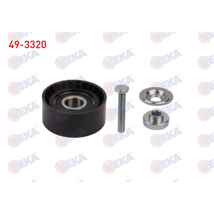 V KAYISI GERGI RULMANI PLASTIK BURCLU 60X25 CITROEN BERLINGO 1.9 D 1998-/ JUMPY 1.9 D 1998-/ XSARA 1.9 D 1998-/ FIAT SCUDO 1.9 D 1998-2006/ PEUGEOT 206 - 306 - EXPERT - PARTNER 1.9 D 1998-
