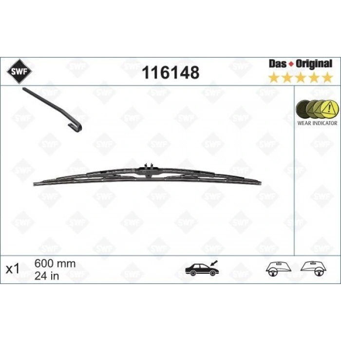 VALEO SİLENCİO X-TRM FLAT BLADE VM454 X2 650 650 MM Q7