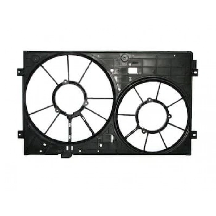 VOLKSWAGEN PASSAT- B6- 05/10; RADYATÖR VE KLİMA FAN DAVLUMBAZI BOŞ GÖVDE (ÇİFTLİ) (TW-Y)
