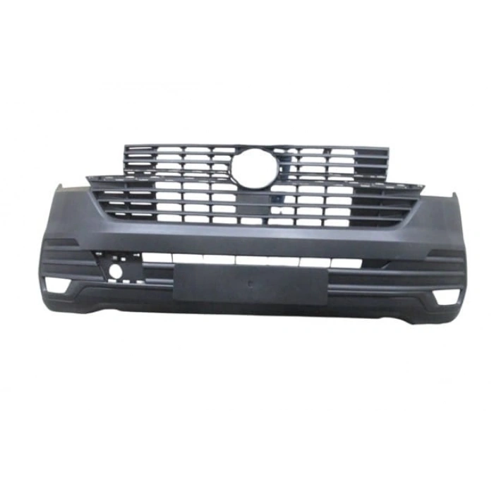 VOLKSWAGEN TRANSPORTER- T7.5- 19/24; ÖN TAMPON SİYAH PANJURLU/SENSÖR DELİKSİZ (PANELVAN)(TYG)