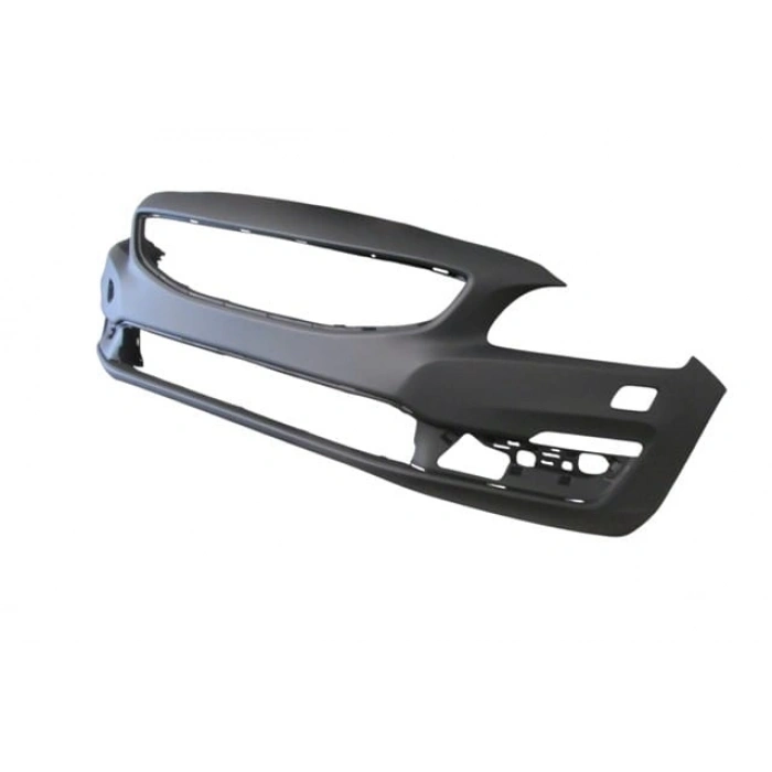 VOLVO S60- 13/18; ÖN TAMPON ASTARLI SİYAH/FAR YIKAMA DELİKLİ (TYG)