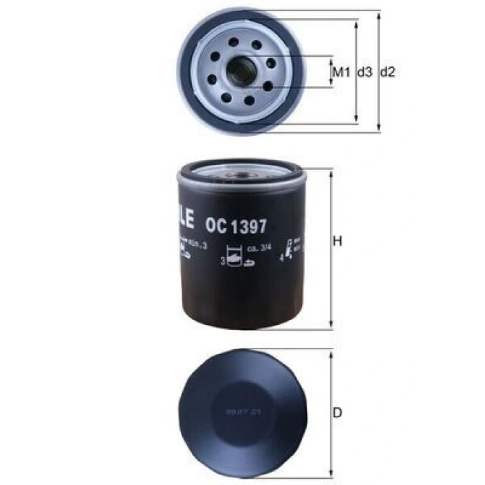 YAĞ FİLTRESİ ALMERA X-TRAIL NAVARA 05>10 PATHFINDER 4.0 4.7 5.2