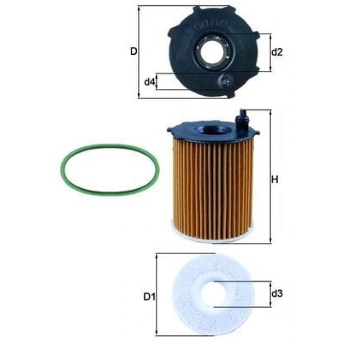 YAĞ FİLTRESİ ASTRA G H 98 CORSA B C D 96 MERIVA 0410 1.0 1.2 1.4 XE-XEP