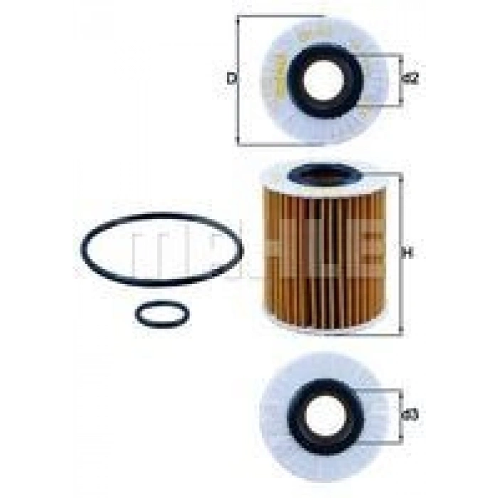 YAĞ FİLTRESİ AURIS AVENSIS COROLLA RAV4 2.0 2.2 D 4D