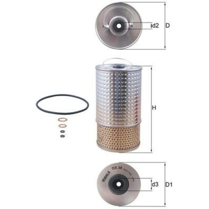 YAĞ FİLTRESİ BMW 3 E30 324 TD.TD A 115HP 09 87-08 91 KAMPANYALI