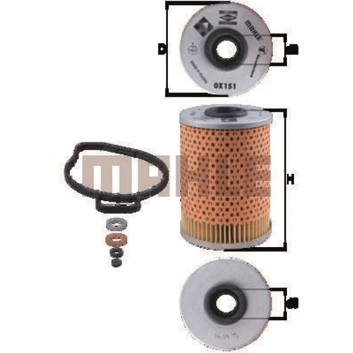 YAĞ FİLTRESİ BMW 5 E34 E39 530İ-535İ-540İ BMW 7 E38 RANGE ROVER 4.4 0205