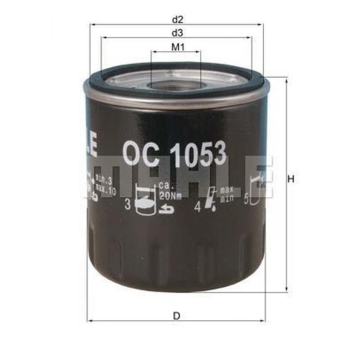 YAĞ FİLTRESİ BERLINGO FIESTA FOCUS C-MAX FUSION 206 207 307 308-BIPPER JUMPY XSARA 1.4 HDI 1.6 HDI KAMPANYALI