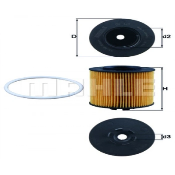 YAG FILTRESI E320H01D84 GOLF5-JETTA-PASSAT-A3-LEON BAG-BLF-BLP-BMY-CAXA-CAVA 1,4 TSI-1,6 FSI 04-