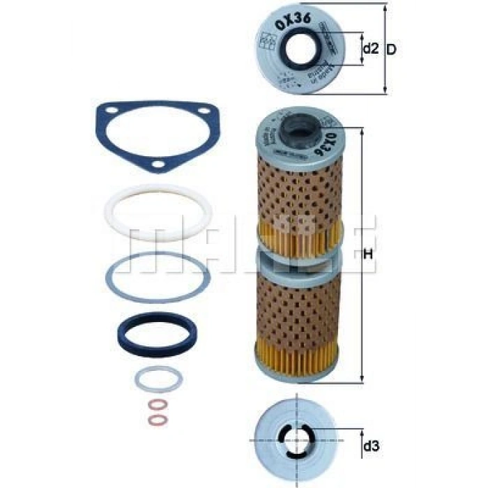 YAĞ FİLTRESİ FOCUS II 05> S-MAX 06> MONDEO IV 07> KUGA 09> / S40 04> V40 13> C30