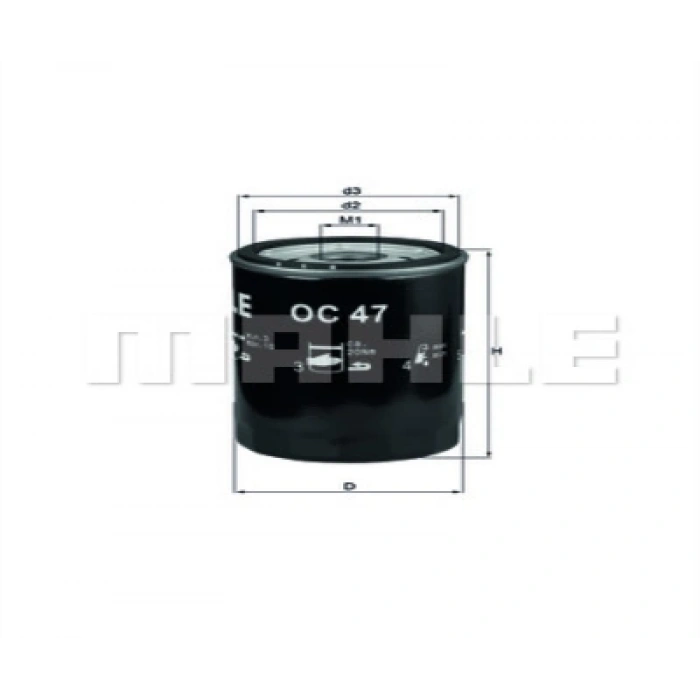 YAG FILTRESI H14/2W (BENZINLI) UNIVERSAL BM 88-