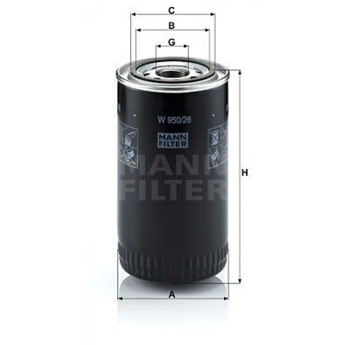 YAĞ FİLTRESİ IVECO STRALIS CURSOR 9-11-13 EURO6 MOTORLAR KAMPANYALI