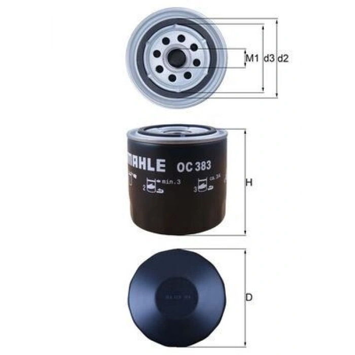 YAĞ FİLTRESİ LT28 II 2.8 TDI 158HP 04 02-0506 KAMPANYALI