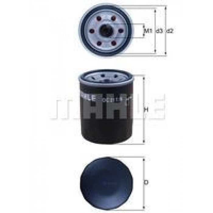 YAĞ FİLTRESİ PASSAT 96>00 / A4 95>01 A6 97>01 1.9 TDI AFN AVG