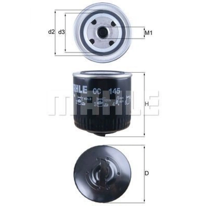 YAĞ FİLTRESİ QASHQAI 2.0 07 XTRAIL 2.0 01 -