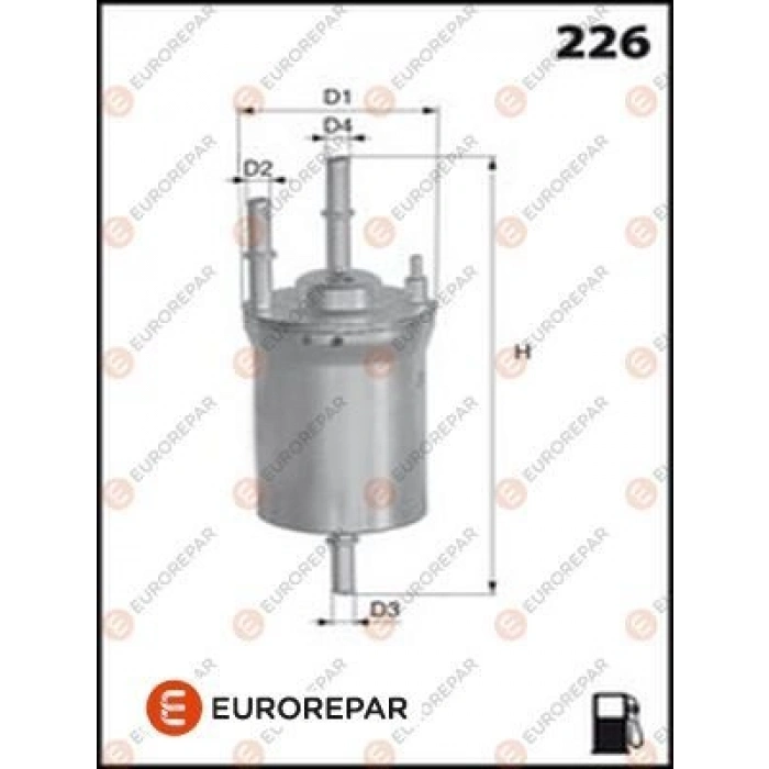 YAKIT FILTRESI 4 BAR / H155WK02 / KL 156/3 GOLF5-JETTA-POLO-A3-LEON BGU-BSE-BUD-CGGA-CGGB 1,6-1,4 1,6V 04-